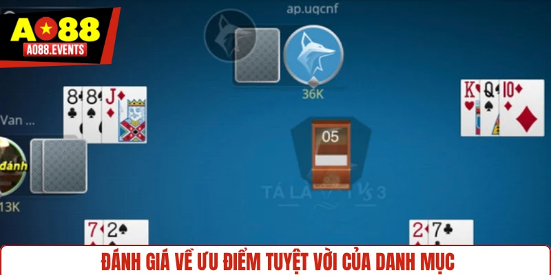 Đánh giá về ưu điểm tuyệt vời của danh mục