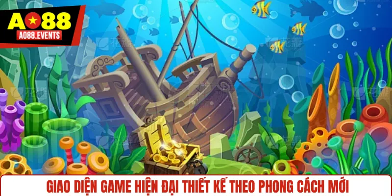 Giao diện game hiện đại thiết kế theo phong cách mới